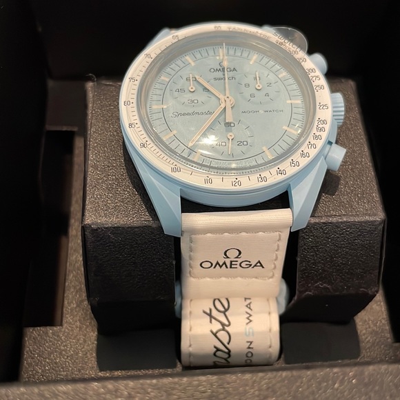 Omega X Swatch Mission to Uranus Watch - Picture 1 of 11